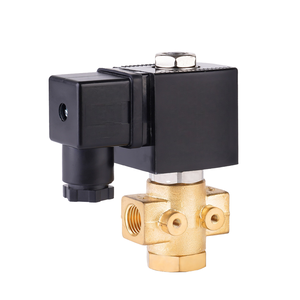 วาล์วโซลินอยด์ทองเหลืองแบบเปิดปกติสำหรับอากาศและน้ำ รองรับ OEM ODM สำหรับใช้กับเครื่องอัดอากาศ - Product Image 1