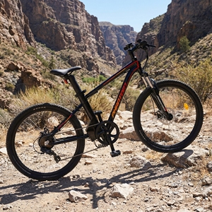 <span class=keywords><strong>Vélo</strong></span> de montagne <span class=keywords><strong>électrique</strong></span> 250W avec moteur arrière sans balais 36V, autonomie de 60 km, roues de 26 pouces, cadre en alliage d'aluminium, suspension avant/arrière - Product Image 1
