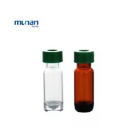 Flacon en verre transparent pour injection pharmaceutique Amber avec bouchon en caoutchouc et en aluminium