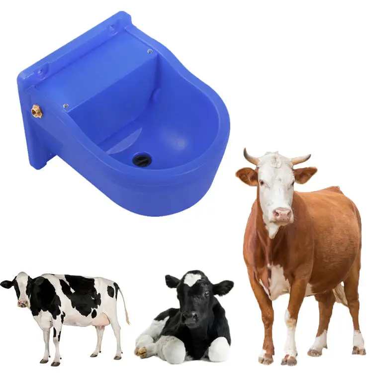 Dispensador automático de cuencos de alimentación con válvulas de bola flotante para caballos, ternera, cabra, oveja