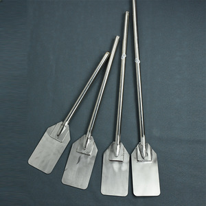 Trong kho lớn đầu vuông thìa với thép xử lý dày nồi sắt khuấy thanh khách sạn đầu bếp đồ dùng thép không gỉ - Product Image 3