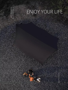 Thưởng thức nóng bán ngoài trời cắm trại Tất cả thời tiết tán Lều Polyester tán nhiệm vụ nặng nề ngoài trời cắm trại lều không thấm nước tarps - Product Image 4