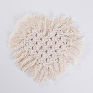 STOCK! Tapis <span class=keywords><strong>de</strong></span> tasses, tasses, dessous <span class=keywords><strong>de</strong></span> verre <span class=keywords><strong>de</strong></span> style bohème, fait à la main, napperon esthétique - Product Image 5