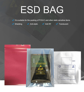 LDPE antistatique ESD PE <span class=keywords><strong>sac</strong></span> rose personnalisé PCB électrique <span class=keywords><strong>sac</strong></span> <span class=keywords><strong>de</strong></span> protection statique sous vide <span class=keywords><strong>sac</strong></span> à fermeture éclair <span class=keywords><strong>sac</strong></span> d'emballage d'humidité en papier d'aluminium - Product Image 5