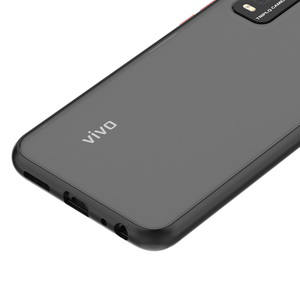 Cho Vivo y300i y29s y04 Y20 trường hợp nhấn phím màu sắc mềm TPU khung mờ mờ PC bìa sau mỏng chống sốc điện thoại di động trường hợp - Product Image 6