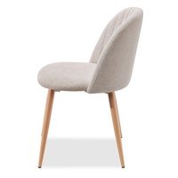 Chaise de salle à manger en velours de style nordique, mobilier moderne et de luxe d'extérieur, pour Restaurant, salle à manger, Restaurant