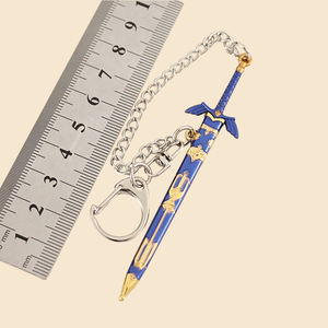 Vente chaude mini <span class=keywords><strong>épée</strong></span> porte-clés Anime 3D métal porte-clés jeu entourant porte-clés en gros pour enfant souvenir cadeau - Product Image 1