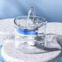 Distributeur d'eau automatique intelligent et portable 2,2 L pour animaux de compagnie (chats et chiens) – Écologique et rechargeable