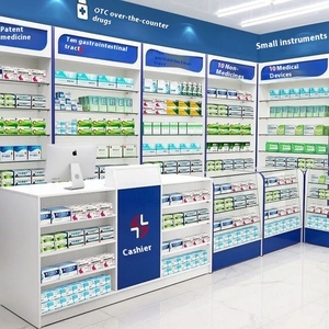 <span class=keywords><strong>Armoire</strong></span> à <span class=keywords><strong>pharmacie</strong></span> occidentale de style moderne personnalisée avec porte en verre de prescription présentoir de <span class=keywords><strong>pharmacie</strong></span> et ombre d'étagère de médicament - Product Image 1