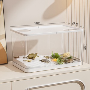 Pet Material Fish <strong>Tank</strong> Plastic Climbing Pet Ecological <strong>Tank</strong> Household Ornamental Fish Breeding <strong>Tank</strong> - Product Image 5