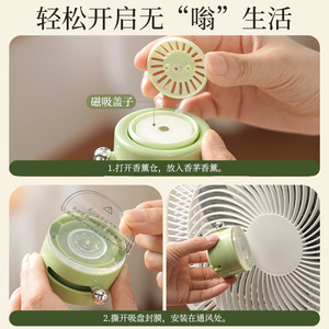 Diffuseur d'huiles essentielles à l'herbe citronnelle pour climatiseur, aromathérapie, usage domestique et automobile - Product Image 4