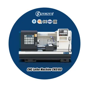 Fanuc cnc 선반 360mm 침대 저렴한 cnc 평면 침대 선반 CK6160 싼 cnc 선반