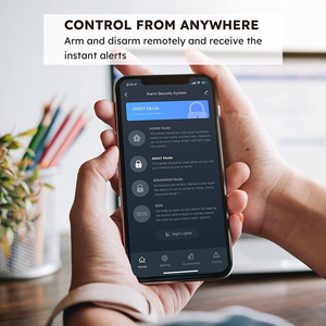 Système d'<span class=keywords><strong>alarme</strong></span> de sécurité domestique sans fil portable AGSHOME 5 pièces avec WiFi 2,4 GHz, notification via l'application Tuya Smart pour la sécurité des enfants - Product Image 5