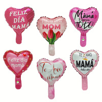 Nouveaux ballons en aluminium de 10 pouces pour la Saint-Valentin, la fête des mères, les anniversaires, la pleine lune, la décoration de fête, poisson