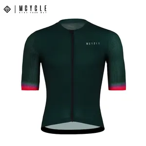 Mcycle OEM Custom Pro Team Cycling Clothing Wear Summer Bike Bicycle Jersey Wholesale Road Short Sleeve Men's Cycling Jersey
