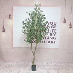 Árbol de plantas de <span class=keywords><strong>olivo</strong></span> de plástico Artificial de <span class=keywords><strong>Olivo</strong></span> de imitación para decoración interior de oficina en casa - Product Image 6