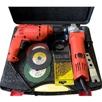 Ensemble d'outils électriques de perçage à noyau de qualité professionnelle, outils de bricolage filaires à vitesse variable, perceuse à noyau sans clé OEM 550W 550N.M Marque KHC 1