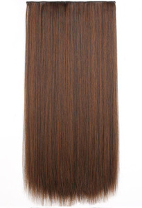 24 "kéo dài lượn sóng clip trong tổng hợp phần mở rộng tóc chịu nhiệt Sợi <span class=keywords><strong>5</strong></span> clip một mảnh nhiều màu sắc có sẵn - Product Image 5