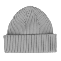 Gorro Personalizado para Niños, de Algodón Orgánico con Certificación GOTS, 100% Algodón, Tejido de Punto Acanalado, con Logotipo Personalizado, Gorro Sostenible para Bebés y Niños Pequeños