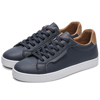 Chaussures décontractées en cuir pour hommes, blanches, légères, respirantes, style skate, durables, printemps, automne, hiver, nouvelle arrivée