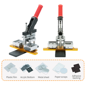 Tùy Chỉnh DIY Vuông 50*50Mm 63.5Mm 2.5 Inch Ảnh Vuông Nút Huy Hiệu Tủ Lạnh Nam Châm Máy - Product Image 6
