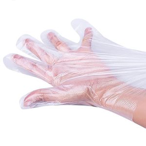 Haishi Hainuo <b>Disposable</b> Pe <b>Gloves</b> Food Grade Thickened Transparent For Home Catering Takeout Use - Product Image 1