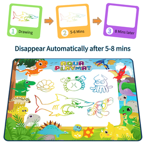 Tapete para garabatos de dibujo para niños, tapete de agua para colorear, Escribir, pintar, pintar, juguetes educativos, regalos de papel, 100x80cm - Product Image 3
