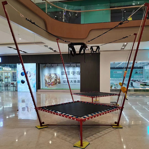 Trampoline à <span class=keywords><strong>bungee</strong></span> pliable pour une personne, <span class=keywords><strong>prix</strong></span> bas, extérieur, avec ressorts, équipement de <span class=keywords><strong>fitness</strong></span> à <span class=keywords><strong>bungee</strong></span> - Product Image 4