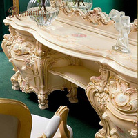Lit King Size Classique Français Rococo Blanc Élégant, Meubles Complets pour Chambre à Coucher, Bois Massif Sculpté à la Main, Luxe Européen