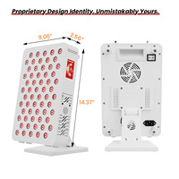 Lampe de thérapie LED infrarouge et lumière rouge RLUltra60 à commande vocale avec réglage individuel de la longueur d'onde, 8 longueurs d'onde, avec support