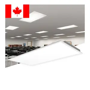 Commercial 130LM/Watt 0-10V Dimmable LED Flat Panel Light With Selectable 40W/50W/60W Wattage 3000K/4000K/5000K/6500K CCT