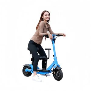Trottinette électrique avec poignées chauffantes, pliable et étanche, autonomie de 30-40 km pour les trajets par temps froid dans les climats nordiques - Product Image 1
