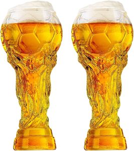 <span class=keywords><strong>Verre</strong></span> à bière en forme de ballon de football en <span class=keywords><strong>verre</strong></span> borosilicate transparent de 450 ml, écologique, compatible lave-vaisselle - Product Image 2