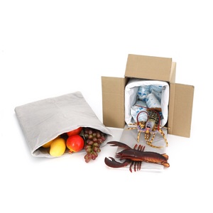Paquet d'expédition isolé pour le transport d'aliments surgelés Papier PA dégradable de <span class=keywords><strong>livraison</strong></span> étanche à l'humidité de 48 heures - Product Image 3