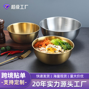 Stainless Steel Bowl With Graduations 201304 Capacity For Ramen Salad Vegetable Washing Home Use Dishwasher Safe - Product Image 4