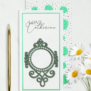 قوالب قطع دائرية من الدانتيل، قوالب نقش وقص معدنية لصناعة البطاقات والسكرابوكينغ - Product Image 5