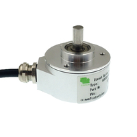 Encodeur rotatif miniature ultra-mince, encodeur incrémental à arbre de 6 mm, diamètre extérieur 38 mm, arbre solide de 6 mm