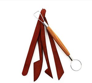 Shangji — outils en argile polymère, <span class=keywords><strong>outil</strong></span> de sculpture en bois, coupe-polymère en forme de poterie, réparation de roues, <span class=keywords><strong>outil</strong></span> en argile céramique 5 pièces - Product Image 5