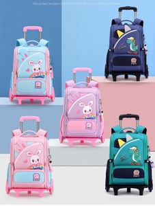 Nouveau Sac à Dos à Roulettes 2023 pour Enfants, Cartable à Trolley pour Élèves du Primaire, Double Utilisation : Dos et Roulettes Amovibles - Product Image 4