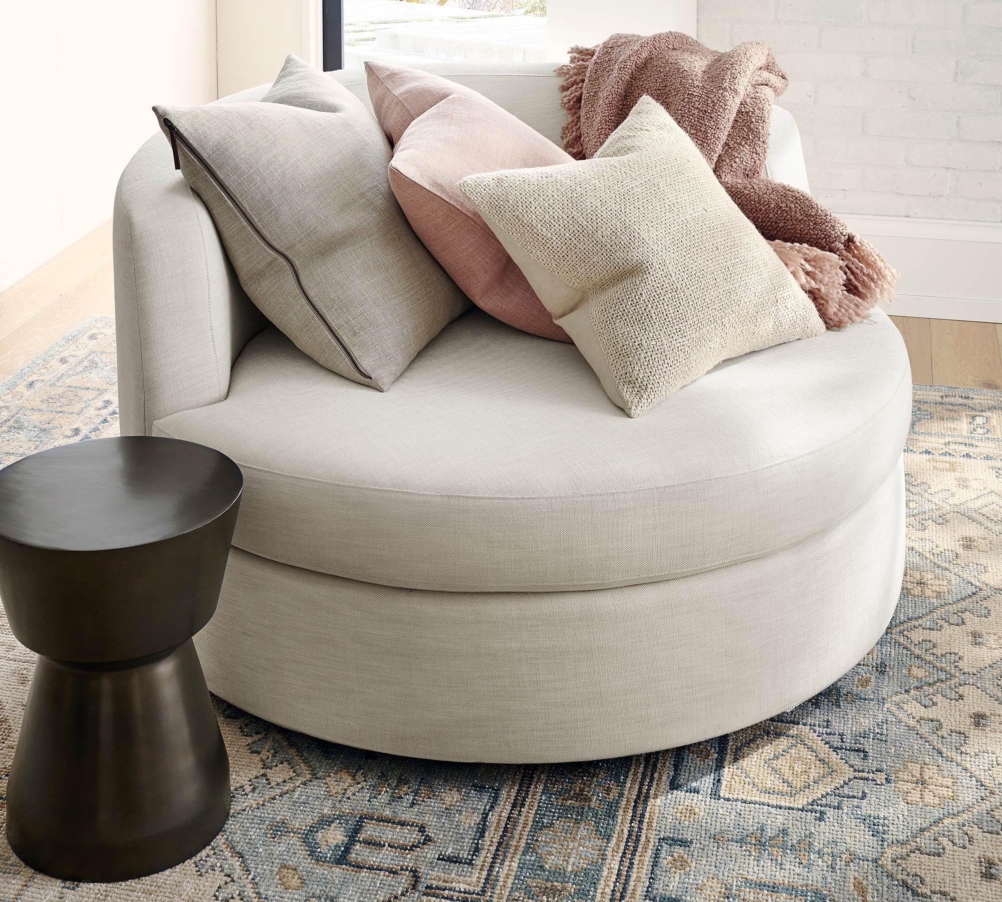 armchair for living room upholstered swivel armchair