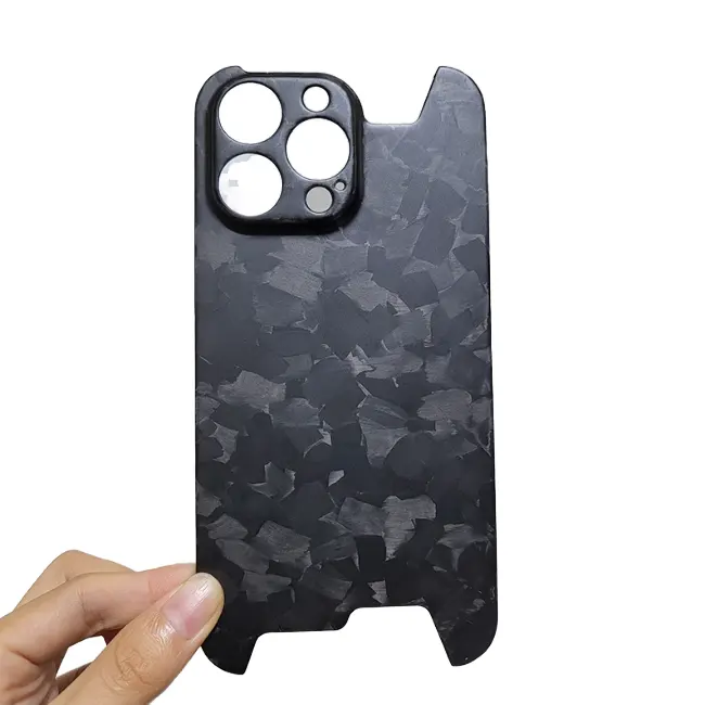 غطاء حماية متين من ألياف الكربون رفيع للغاية لهاتف iPhone 14 15 Pro Max تصميم غطاء من الكربون لحفظ حافظات الهاتف المحمول