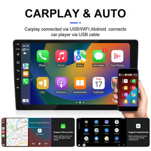 푸징 Hang Dingwei TS7 솔루션 9/10 인치 안드로이드 자동차 내비게이션 GPS 플레이어 대시 보드 화면 USB 연결 스마트 CarPlay - Product Image 3