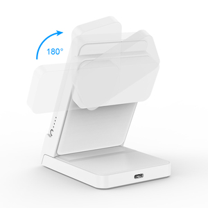 P7 ชาร์จไร้สายเร็ว <span class=keywords><strong>3</strong></span> in 1 เครื่องชาร์จไร้สายแบบพกพา 5000mAh แบตสำรองแม่เหล็กสำหรับโทรศัพท์ - Product Image 6