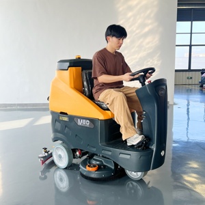 Popular Self-directed Front-wheel Drive <b>Floor</b> Scrubber <b>Cleaning</b> <b>Machine</b> Featuring Turning Deceleration Device High Performance - Product Image 5