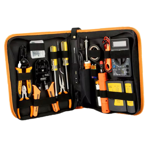 <span class=keywords><strong>Kit</strong></span> de caja de herramientas de reparación de computadoras profesional, Destornillador plano, cortador de alambre, herramientas manuales para red y mantenimiento, compatible con OEM personalizado - Product Image 1