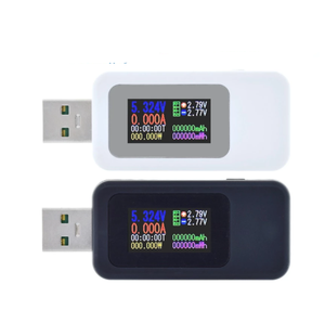 Probador USB 10 en 1, <span class=keywords><strong>volt</strong></span>ímetro <span class=keywords><strong>Digital</strong></span> de CC, amperímetro, medidor de voltaje de corriente, amperímetro de voltios, Detector, indicador de cargador de Banco de energía - Product Image 1