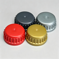 Échantillon Gratuit Bouchon à Vis Rond en Plastique de 38mm 52mm pour Bidon d'Huile et Produits Chimiques, Bouchon Verseur de 55mm pour Bouteille d'Huile Moteur