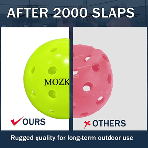 Standard 40/26 Hole Red Indoor Outdoor Professional Oem 40 Hole Injection <b>Ball</b> Pickleball <b>Ball</b> Ready to Ship - Product Image 3