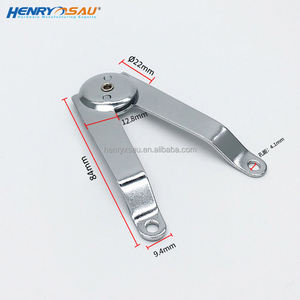 Charnières de bras de Support chromés en acier, 20 pièces, tendance pour mallette de maintien à rabat, Support d'angle d'ouverture pour couvercle de levage - Product Image 6