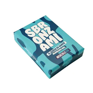 Venta al por mayor de fábrica, naipes personalizados, logotipo publicitario impreso, juego de mesa de póquer Flash, caja de papel de varios tamaños disponible - Product Image 1